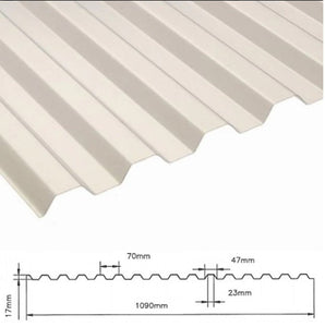 Greca Box Profile 1.0mm Heavy Duty Clear Sheet