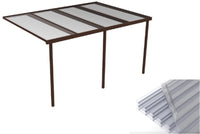 Evolution Canopy Kit - BROWN Frame; CLEAR Roof